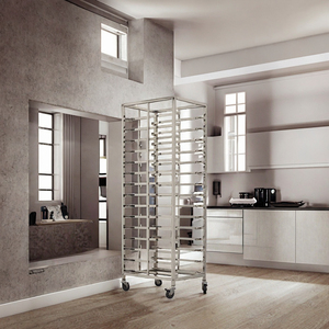 Équipement de boulangerie de cuisine, chariot de rangement et de refroidissement en fil métallique, étagère en acier inoxydable pour casseroles/plats à pain, chariot de refroidissement pour boulangerie - Product Image 1