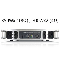 Amplificateur de puissance professionnel 2 canaux 2*350W K-350 pour système de haut-parleurs – Vente en gros à prix réduit