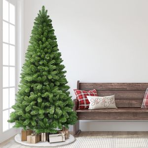 High Quality PVC Classic Spruce Artificial Christmas <b>Tree</b> with Standing Base Dense LED <b>Lights</b> for Indoor Home Decoration - Product Image 3