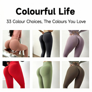 Leggings sin Costuras al por Mayor para Mujer, Pantalones de Yoga de Cintura Alta con Efecto Push-Up, Ropa Deportiva de Gimnasio con Logotipo Personalizado a Bajo Costo de Fábrica - Product Image 4