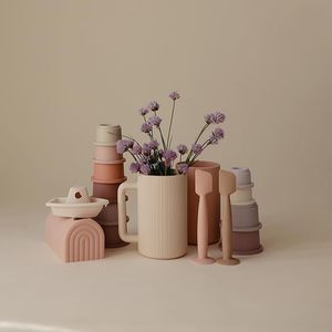 Nuevo Diseño, Vaso de Silicona Suave para Baño de Bebés, Seguro para el Baño con Agua, para Bebés y Niños Pequeños - Product Image 1