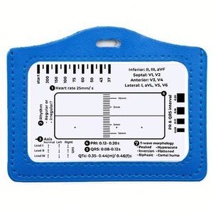 Regla de 7 Pasos para ECG, Regla de ECG para Interpretación, Herramienta de Medición de Plástico, Calibrador Transparente para EKG, Referencia de Enfermería - Product Image 4