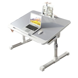 Escritorio Plegable Pequeño <span class=keywords><strong>de</strong></span> Altura Ajustable para Dormitorio, para Estudiantes, para Escribir, Usar Computadora Portátil u Oficina - Product Image 1