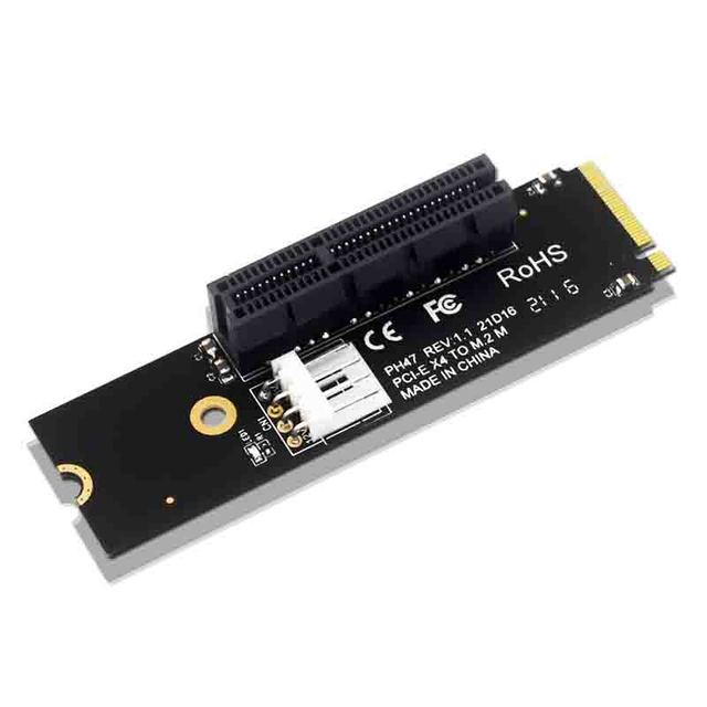 NGFF to PCI-E Adapter Card M2 Port to PCIE Expansion Board NGFF to PCI-E X4 Slot Adapter Board
