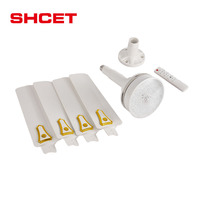 Lámpara de Techo LED con Control Remoto para el Hogar, Lámparas Colgantes de 4 Aspas con Ventilador y Control Remoto para Dormitorio