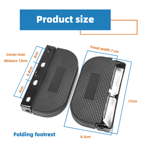 AFTFA Repose-pieds pliable latéral pour vélo électrique, support de pédale, accessoire pour vélo électrique - Product Image 2