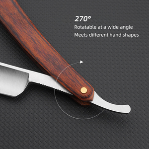 Navajas de Afeitar Antiguas de Estilo Clásico de la Época de 1700 con Mango de Madera para Afeitar la Barba - Product Image 5