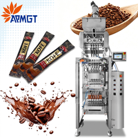 Machine d'emballage automatique verticale pour sachet stick café en poudre et grain 3 en 1 pour 10g sel, sucre, épices granulés