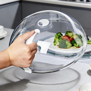 Tapa Antisalpicaduras para Microondas, Libre de BPA, para Calentar Alimentos con Ventilación de Vapor, Apta para Lavavajillas, Transparente y Visible - Product Image 4