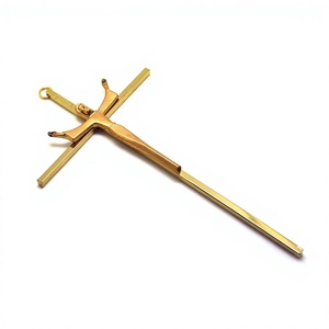 Croix de jésus suspendu en métal, musulman, religieuse, chrétien - Product Image 3