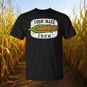 Camiseta promocional con ilustración de Corn Cob de Corn Maze Crew - Product Image 3