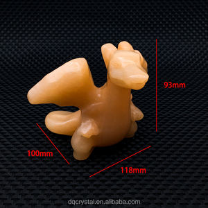 Vente en gros de sculptures en <span class=keywords><strong>cristal</strong></span> naturel de 11 cm, dragon volant en calcite orange, calcite jaune, charizard en <span class=keywords><strong>cristal</strong></span> pour cadeau - Product Image 4