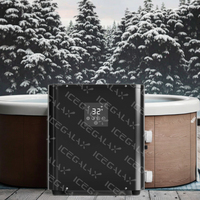 Icegalax Factory OEM 32-104F Refroidissement Chauffage Équipement de refroidissement d’eau avec bain de récupération de pompe