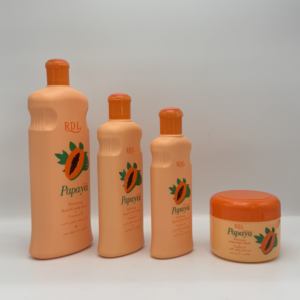 Grosir 300ml Losion pemutih kulit Herbal organik tubuh-susu kuning & pepaya-infusi muda kuning - Product Image 5