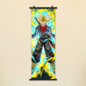 Affiche murale en tissu 70*25cm, 3500 motifs, Anime japonais <span class=keywords><strong>Dragon</strong></span> <span class=keywords><strong>Ball</strong></span> Goku Vegeta, Peintures, Poster mural déroulable - Product Image 6
