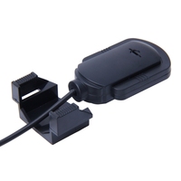 MICRÓFONO EXTERNO INALÁMBRICO ESTÉREO CON CLIP PARA CUELLO, NEGRO, CONECTOR DE 3.5MM PARA AUDIO DE COCHE, GPS, DVD, RADIO