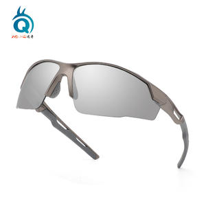 Lunettes de soleil polarisées pour le cyclisme Xq-Hq XQ-557, protection contre le vent et les UV, lunettes de sport, style demi-cercle - Product Image 4
