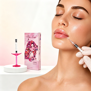 Acide hyaluronique réticulé injectable de qualité médicale 1cc en <span class=keywords><strong>seringue</strong></span> pour la réduction modérée des rides du visage - Product Image 1