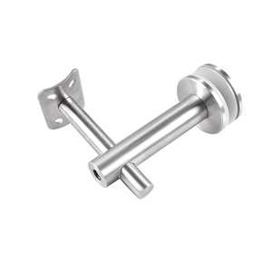 직경 304sus 난간 튜브 홀더 2 인치 원형 강관 난간 10-12mm 유리 클램프 브래킷 난간 액세서리 - Product Image 1