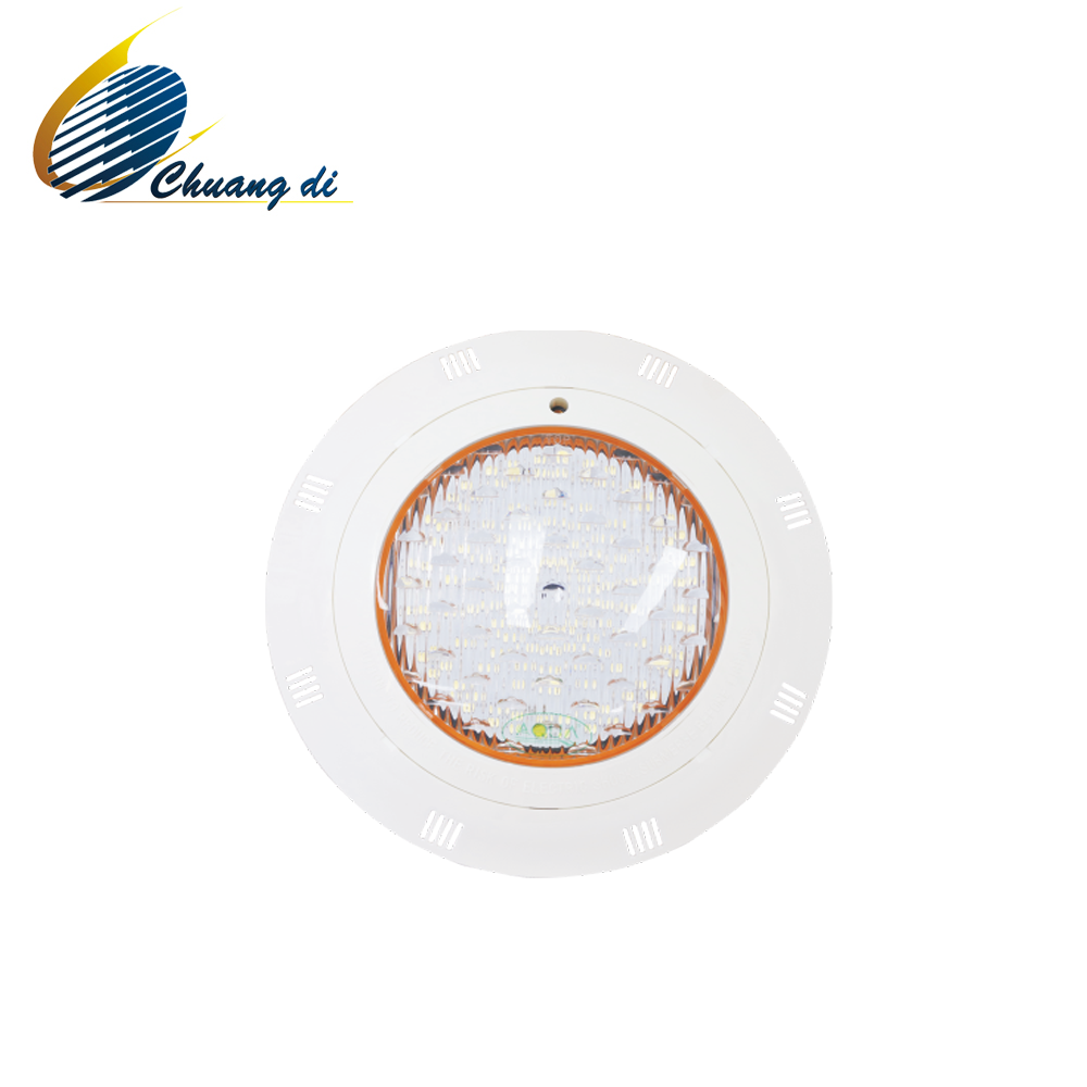 Waterproof Rgb Submersible Remote Control Wall-mounted Plastic ultra Bright Pool Light for Pool