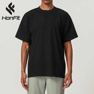 批发男士夏季运动T恤定制徽标纯色透气大码健身房锻炼训练健身T恤 - Product Image 1