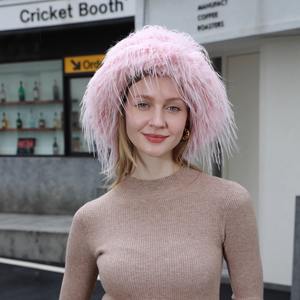 Mode femmes chapeau de pêcheur <span class=keywords><strong>gants</strong></span> hiver épaissi chaud coupe-vent résistant au froid seau bassin chapeau avec écharpe - Product Image 1