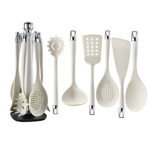 Soporte colgante antiadherente y seguro para utensilios de cocina, con <span class=keywords><strong>hebilla</strong></span> electrochapada, kit de siete piezas todo en uno de cucharas y espátulas - Product Image 5