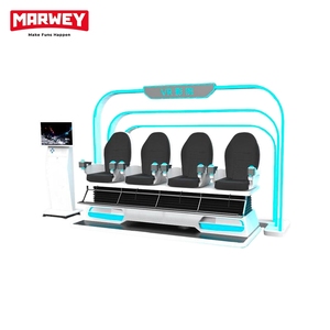 Marwey Factory - Vente Flash : Chaise Capsule 9D 4 Places, Équipement de Divertissement de Réalité Virtuelle, Simulateur de Cinéma VR, Jeux et Manèges - Product Image 1