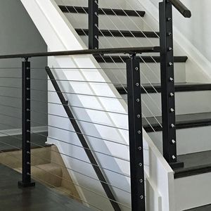 <strong>Wood</strong> Handrails <strong>Hand</strong> Railing Steel <strong>Rail</strong> for Stairs Indoor and Outdoor Stair Railing System - Product Image 3