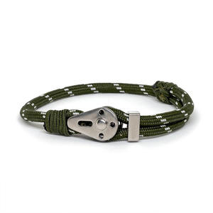Locomotive hommes Punk Rock téléphérique boucle <span class=keywords><strong>Bracelet</strong></span> réglable nautique corde Bracelets <span class=keywords><strong>montagne</strong></span> Camping boucle accessoire <span class=keywords><strong>Bracelet</strong></span> - Product Image 3