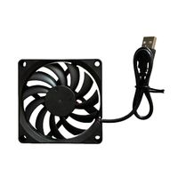 Ventilateur axial 8010 5V DC 80x80x10mm Moteur sans balais Ventilateur de refroidissement DC pour boîtier d'ordinateur