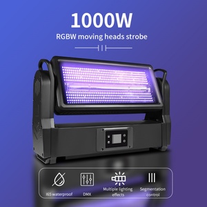 AICPOSE - Luz Estroboscópica LED DMX RGBW 4 en 1 de 1000 W para Exteriores, Resistente al Agua IP65, con Cabezal Móvil - Product Image 6