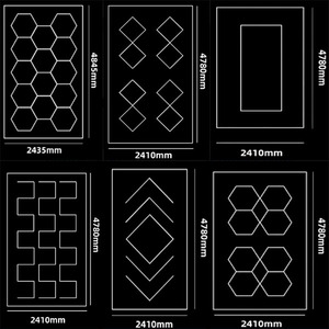 Lumière de plafond pour atelier intérieur, <span class=keywords><strong>hexagone</strong></span> <span class=keywords><strong>LED</strong></span> 672W 80640LM IP55 6500K - Product Image 6