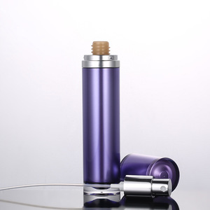 Botella de Vacío Acrílica con Cierre de 30 ml, Bomba de Presión, Envase de Plástico de Doble Capa para Cuidado de la Piel, Color Morado Perlado - Product Image 4