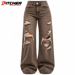Fournisseur en gros de jeans en denim pour femmes, denim en coton pour les détaillants de mode internationaux, approvisionnement en marque privée - Product Image 5