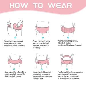 Cintura di Supporto per Gravidanza Pakcare - Supporto Regolabile per Pancia e Schiena per Alleviare il Dolore - Product Image 6