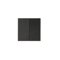 MVAVA Eu Europe Standard Retro 2 Gang 1 Way 10A Interrupteur mural électronique en alliage d'aluminium pour la maison