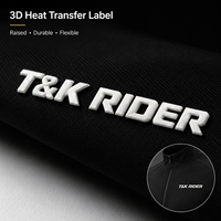 Écussons en caoutchouc de styles variés, patchs en silicone souples 3D, patchs thermocollants personnalisés, étiquettes de transfert thermique 3D en silicone haute fréquence