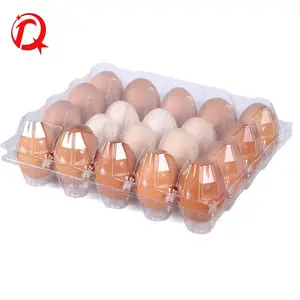 Factory wholesale exporting plastic chicken egg packing carton plastic chicken egg tray for sale