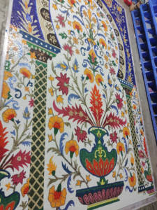 Intérieur en verre moderne Villa Design graphique tapis design Découpes Mosaïque Carreaux Art mural Peintures murales - Product Image 5