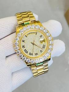 Relojes de Lujo con Movimiento Automático Estilo Hip Hop, Reloj con Incrustaciones de Diamantes VVS1, Reloj con Incrustaciones de Moissanita para Hombre con Caja - Product Image 6