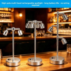 <span class=keywords><strong>Faretto</strong></span> LED per Esposizione Gioielli IP44 Ricaricabile <span class=keywords><strong>a</strong></span> <span class=keywords><strong>Batteria</strong></span>, Lampada Spot da Tavolo in Alluminio per Vetrine - Product Image 1