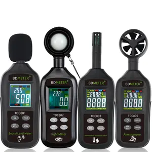 Beste Wind Speed Meter Anemometer Thermo Hygrometer Temperatuur Vochtigheid Meter Lux Light Meter Decibel Noise Sound Level Meter