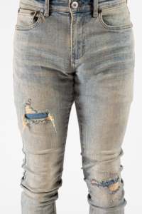 OEM <span class=keywords><strong>Jeans</strong></span> <span class=keywords><strong>skinny</strong></span> personnalisés de haute qualité pour hommes, pantalons <span class=keywords><strong>jeans</strong></span> slim déchirés pour hommes - Product Image 5