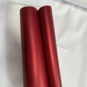 Film de protection de voiture en vinyle chromé super mat rouge foncé ESIGN, PVC, changement de couleur, anti-rayures, protection UV, autocollants en rouleau - Product Image 4