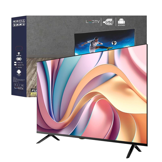 Frameless 4K Uhd Android Television Wholesales 32 43 50 55 65 75 85 98 Inch FHD Google Smart 43inch Led Tv smart Tv telev