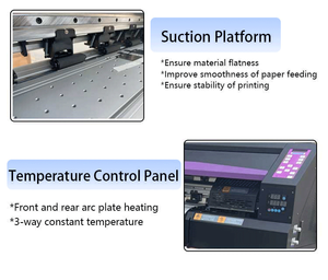 Large Format 2 xp600 i3200 Heads Printing Film Machine Digital Inkjet DTF Machine Printer for <b>Cotton</b> Tshirt With A1 Shaker - Product Image 6