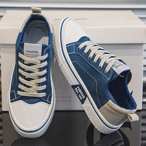 Zapatillas bajas de lona para hombre 2026, planas, informales, para uso diario, de moda, para skate y deportes, para todas las estaciones, venta al por mayor, personalizables. - Product Image 2