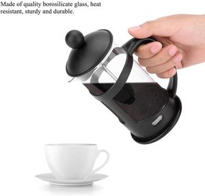 เครื่องชงกาแฟแบบเฟรนช์เพรส พกพาได้ ทำจากพลาสติกและแก้วบอโรซิลิเกต - Product Image 2