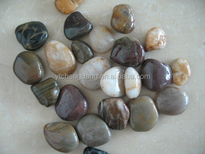 Đá cuội nhiều màu bóng mài cao cấp trang trí sân vườn, đá sông, sỏi - Product Image 1